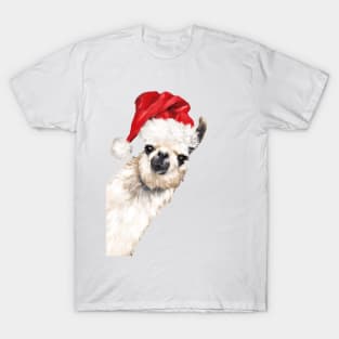 Christmas Sneaky Llama T-Shirt